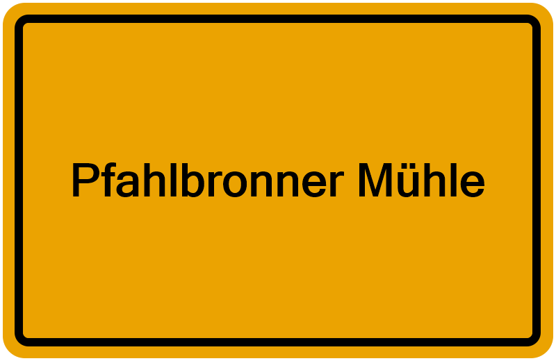 Handelsregisterauszug Pfahlbronner Mühle